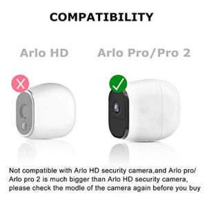 Silicone Skins Compatible for Arlo Pro and Arlo Pro 2 Cameras, Taken Protective Case Cover for Arlo Pro 2 and Pro Security Camera, for Arlo Accessories (3 Pack, Black)