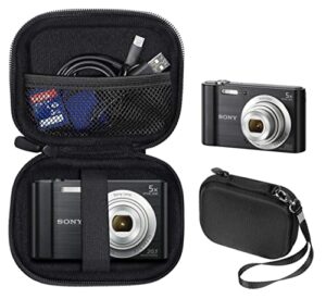 wgear digital camera case for canon powershot elph180, elph 190, elph 350 hs, elph 310 hs, elph 360; sony w800/s, dscw830; abergbest 21 mega pixels; kodak fz43, fz53-bl; lecran