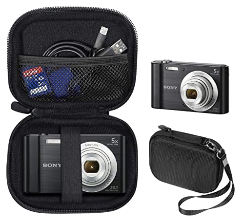 WGear Digital Camera Case for Canon PowerShot ELPH180, ELPH 190, ELPH 350 HS, ELPH 310 HS, ELPH 360; Sony W800/S, DSCW830; AbergBest 21 Mega Pixels; Kodak FZ43, FZ53-BL; Lecran