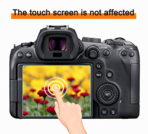 WH1916 D850 Screen Protector for Nikon D850 D810 D780 D750 D500 D7200 D7100 DSLR Camera (3 Pack), Tempered Glass 0.33mm thickness 9H Hardness