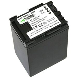 Wasabi Power Battery for Canon BP-827 (3000mAh) and Canon VIXIA HF G10, HF G20, HF M30, HF M31, HF M32, HF M40, HF M41, HF M300, HF M400, HF S10, HF S11, HF S20, HF S21, HF S30, HF S100, HF S200, HF10, HF11, HF20, HF21, HF100, HF200, HG20, HG21, HG30, XA1