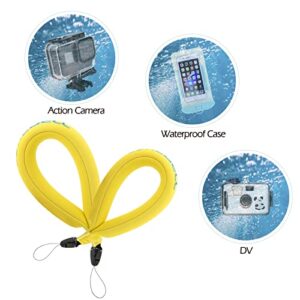 Waterproof Camera Float Luxebell Universal Foam Floating Wrist Strap for GoPro Hero 8 7 6 5 Olympus, Keys, Sunglasses and Phones