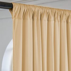 10x7ft Champagne Wrinkle Free Thick Fabric Backdrop Curtain Drapes Beige Backdrop Panels Background for Birthday Wedding Baby Shower Party