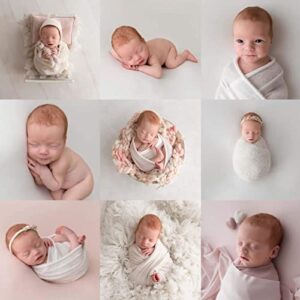 Newborn Photography Props Stretch Newborn Photography Wrap Blanket for Baby Boys Girls Posing Photo Shoot Props