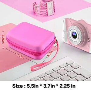 Case for WOWGO for Coolwill for Seckton for SUZIYO for OMZER for Ourlife Digital Camera, Children's Video Camera Storage Organizer for TF Card, USB Charger Cable, Stickers and Accessories (Box Only)