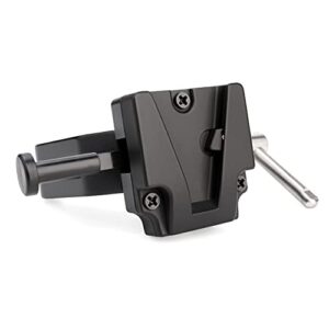 KOERTACOO V-Mount Lock Battery Adapter with Clamp for Mounting to Light Stand Tripod.