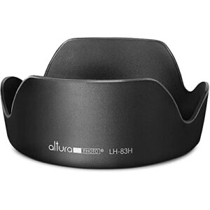 (canon ew-83h replacement) altura photo lh-83h lens hood for canon ef 24-105mm f/4l is usm lens