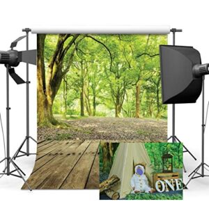 dudaacvt enchanted forest backdrop 5x7ft trees path wood floor rain photo background vinyl shoot studio props for party pictures q007