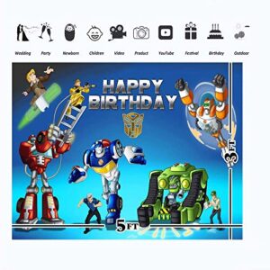 Similar Transformers Rescue Bots Backdrop 5x3ft Happy Birthday Transformers Rescue Bots Birthday Decorations Banner Vinyl Transformers Backdrop Background for Boys 2nd Birthday