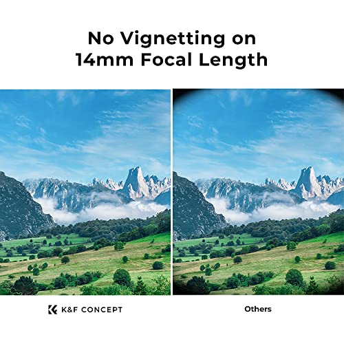 K&F Concept 58mm MC UV Protection Filter Slim Frame with 18-Multi-Layer Coatings for Camera Lens (K-Series)