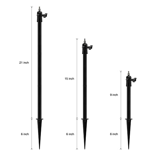 Holicfun Adjustable Ground Stake Mount with Weatherproof Cover for Blink Outdoor Camera