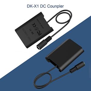 F1TP NP-BX1 Dummy Battery DK-X1 DC Coupler USB Cable kit for Sony Cybershot ZV-1, DSC-RX1, RX1R, RX100 II III IV V VI VII, M2 M3 M4 M5 M6/B M7, HX50 HX90 HX300 WX300 WX350 WX500 Cameras.