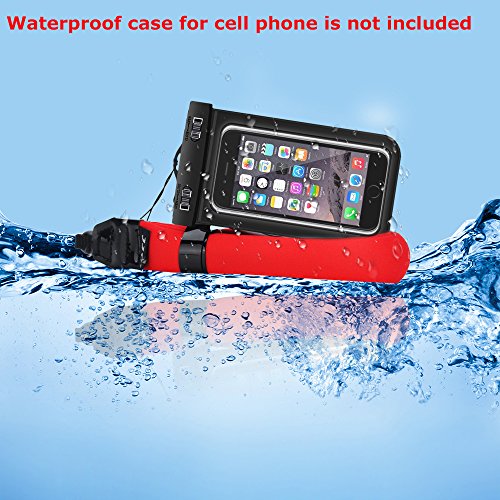 JJC Waterproof Camera Float Strap Cell Phone Float Strap Compatible with Olympus TG-6 TG6 TG-5 TG5 TG-4 Nikon W300 W100 Fuji XP90 XP140 XP130 XP80 & Smartphone iPhone Samsung Inside Waterproof Case