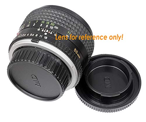 (2 Packs) Fotasy MD Lens Rear Cap, Md Body Cap, Minolta MD Lens Back Cover, Minolta MC Lens Cap, Minolta Rokkor Body Cap, Lens Cover Body Cap fits Minolta Rokkor MD MC Mount Camera Lense, MD_2