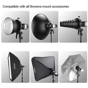 Godox S2 Bracket S-Type Speedlite Bowens Mount Holder for Godox V1 AD400Pro AD200Pro AD200 V860II TT685 TT600 TT350 Flash Snoot Softbox Beauty Dish Reflector Umbrella