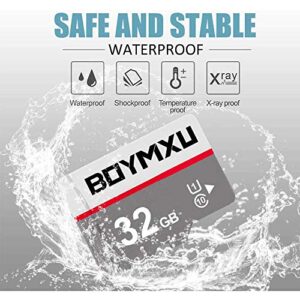 TF Memory Card 32GB,BOYMXU TF Card with Adapter,High Speed Memory Card Class 10 Memory Card for Phone Camera Computer-2 Pack