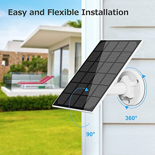 Unilook 3W Solar Panel, Only Works for Unilook Wireless Camera（Compatible with Type C Interface）