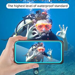 WIFORT iPhone 11 Waterproof Case - Built-in Screen Protector Water Resistant Cover Protective Drop Protection Hard, Shockproof Full Body Defender Tough Military Grade - 6.1" Teal