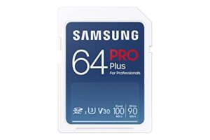 samsung pro plus sd full size sd card 64gb, mb-sd64k/am
