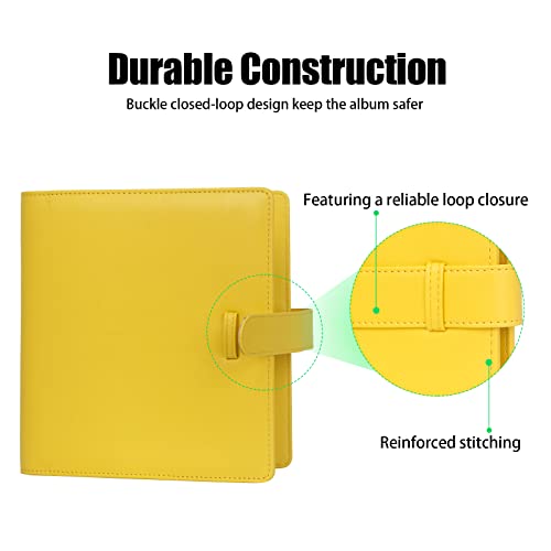 256 Pockets Photo Album for Fujifilm Instax Mini 11 12 9 7+ 40 Evo Liplay 90 8 Instant Camera/Mini Link SP-1 Printer, Photo Album for Polaroid Zink 2x3" Photo/Mint Zip Instant Camera Printer (Yellow)