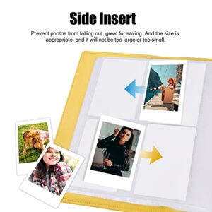 256 Pockets Photo Album for Fujifilm Instax Mini 11 12 9 7+ 40 Evo Liplay 90 8 Instant Camera/Mini Link SP-1 Printer, Photo Album for Polaroid Zink 2x3" Photo/Mint Zip Instant Camera Printer (Yellow)