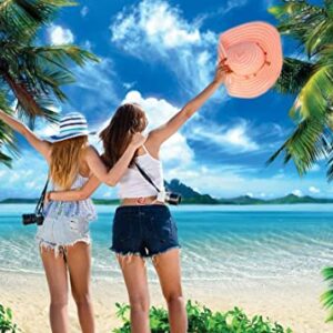 Summer Beach Photography Backdrops Ocean Tropical Photo Booth Wedding Party Decoration Background Studio Props Vinyl 7x5ft XT-6594