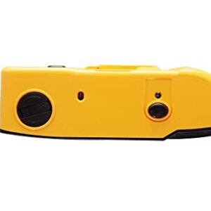 Kodak M35 35mm Film Camera (Yellow) - Focus Free, Reusable, Built in Flash, Easy to Use