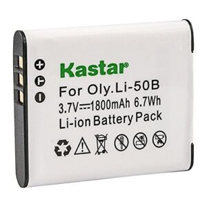 kastar battery for olympus li-50b sz-10 sz-12 sz-15 sz-16 sz-20 sz-30mr sz31mr tg-610 tg-630 tg-810 tg-820 tg-830 xz-1 xz-16 sp-810uz and panasonic vw-vbx090 hx-wa03 hx-wa2 hx-wa20 hx-wa3 hx-wa301