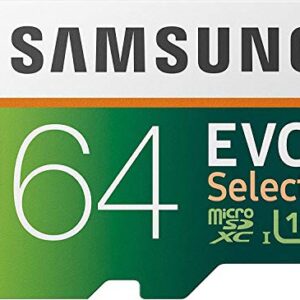 Samsung 64GB 80MB/s EVO Select Micro SDXC Memory Card (MB-ME64DA/AM)