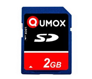 qumox 2gb 2048mb sd memory card for camera phone mp3 mp4 fm transmitter