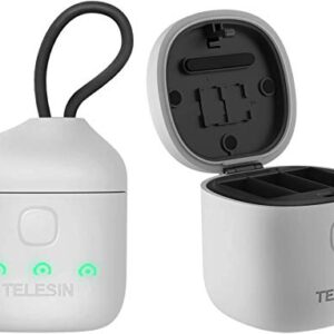 TELESIN AllinBox Charger SD Card Reader Kit, Triple Battery Charger for GoPro Hero 11, Hero 10/9 Black - Only Allinbox Charger