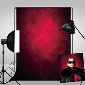 haboke 5x7ft durable soft fabric abstract red portrait photography backdrops for photo shoot studio booth props