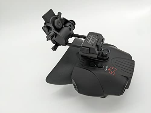 Nightfox Click Dovetail Helmet Adapter for Night Vision Goggles - Compatible with Nightfox Swift, Red, Cape and Wilcox G24 Helmet mounts