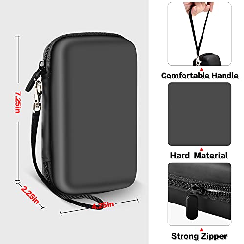 Case Compatible with Polaroid Hi-Print 9046 Bluetooth Connected 2x3 Pocket Photo Printer, Travel Pocket Picture Printer Organizer Holder Bag For Paper Cartridges and More Accessories(Box Only)