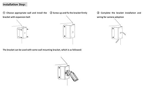 Hikvision DS-1276ZJ cm Universal Corner Bracket for Most Wall Mounts and Cameras PTZ