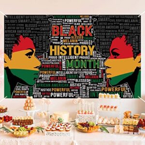 Black History Month Backdrop Photography African American Backdrop Black Girl Black History Month Decorations and Supplies for Party