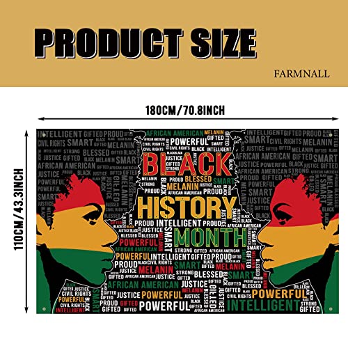 Black History Month Backdrop Photography African American Backdrop Black Girl Black History Month Decorations and Supplies for Party