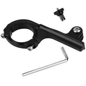 vvhooy aluminum bike bicycle motorcycle handlebar mount adapter compatible with gopro hero 11/10/9/8/7/6/5/4/akaso brave 4/5/6 plus/7 le/v50/ek7000/exprotrek/dragon touch/wolfang action camera