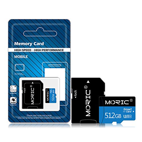 512GB Memory Card Micro SD Card 512GB High Speed Class 10 for Android Smartphones/Cameras/Tablets/Nintendo-Switch and Drone