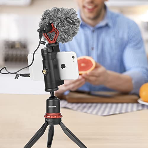 BOYA by-MM1 Camera Microphone with Shock Mount/Windshield Universal Shotgun Microphone for Cameras & Camcorders,iPhone, Android Smartphones