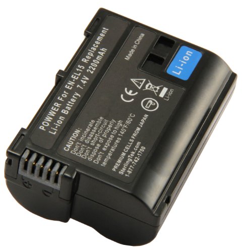 STK EN-EL15 EN-EL15B EN-EL15c Replacement Battery for Nikon D750 D7500 Z6 D7000 D850 D7200 D7100 7100 D800 D810 V1 EN-EL15a D610 610 750 7500 D500 Z5