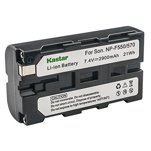 Kastar NP-F570 Battery Replacement for Sony NP-F550 NP-F330 Digital Camera Battery and Sony DCR-SD1000 DCR-SR40 DCR-TRV900 DCR-VX2000 DCR-VX2100 DCR-VX2200 HVR-HD1000 HVR-V1 HVR-Z1 HVR-Z5 HVR-Z7