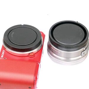 (5 Packs) Fotasy E Mount Rear Back Lens Cap Body Cap, Sony EMount Camera Lens Cover Body Cap, FE Lens Cap fits NEX5T NEX-6 NEX-7 a6500 a6400 a6300 a6000 a5100 a5000 a3500 a3000 A7 A7R A7S II III A9