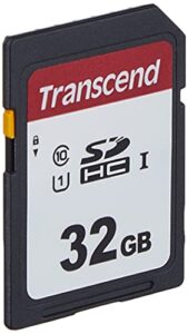 transcend ts32gsdc300s-e 32gb uhs-i u1 sd memory card