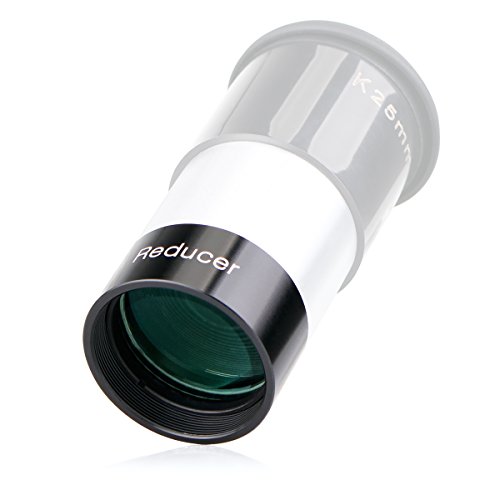 SVBONY Reducer for Telescope 0.5X Focal Reducer 1.25 inches Fully Multi Coated Reducer for Telescope Eyepiece Photography and Observing (Reducer)