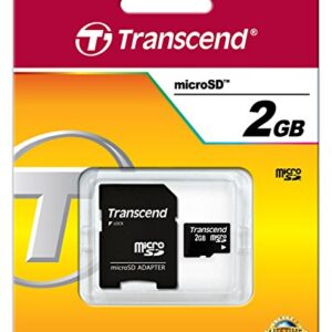 Transcend 2 GB microSD Flash Memory Card TS2GUSD