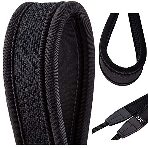 Soft Neoprene Camera Shoulder Neck Strap for Canon EOS R10 R7 M6 M50 Mark II Sony ZV-E1 ZV-E10 A7RV A6600 A6500 A6400 A6300 A6100 Fuji X-T4 X100V X-S10 Panasonic GX85 Olympus OM-5 OM-D E-M10 Mark III