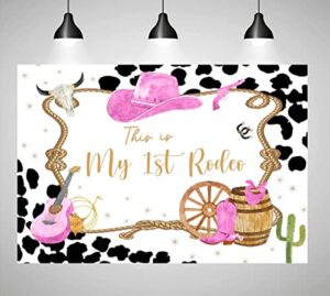 west cowgirl theme birthday party backdrop for girls my wild west first rodeo party photography background girl 1st happy birthday cake table banner decorations 7x5ft