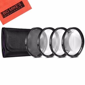 82mm close-up filter set (+1, 2, 4 and +10 diopters) magnification kit for canon ef 16-35mm f/2.8l, ef 24-70mm f/2.8l lenses