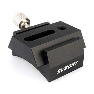 svbony dovetail base for finder scope ideal for installation of finder scope fully metal bracket base 42mm dovetail for optical telescope